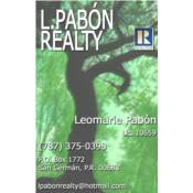 L PABON REALTY, Leomarie Pabon/ Lic 10659 Puerto Rico