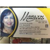 MARLYN MONTERO BIENES RAICES , Marlyn Montero                  Licencia #C-15378 Puerto Rico
