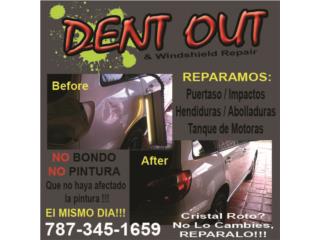 Reparacin Dents o Puertazo ( Abolladuras ) Puerto Rico Dent Out Puerto Rico (Paintless Dents Repair) 