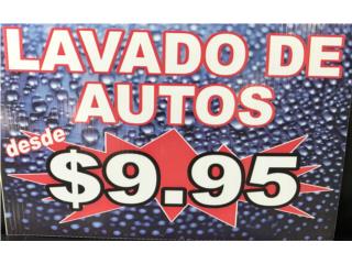 LAVADO DE AUTOS DESDE $9.95 Puerto Rico S.R. Battery & Tire LLC