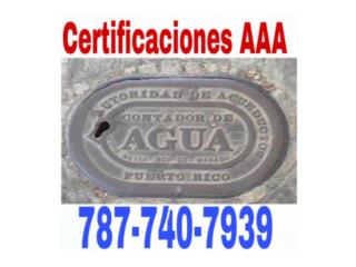 Certificaciones AAA Puerto Rico Sierra Plumbing