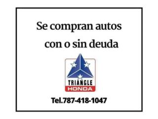 Compramos tu auto con o sin deuda  Puerto Rico Triangle Honda 65  