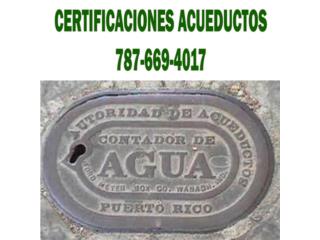 Maestro Plomero Certificaciones Acueductos Puerto Rico  MAESTRO PLOMERO, PLOMERA, DESTAPES