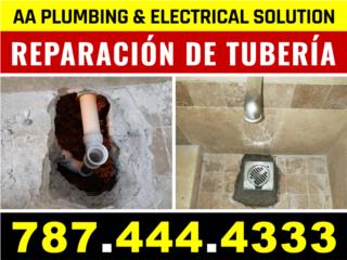 Reparacion de Tuberias Sanitarias Puerto Rico AA Plumbing & Electrical Soluctions
