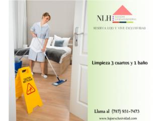 Limpieza Profesional 3 cuartos y 1 bao Puerto Rico Nahomi Land-Housekeeping