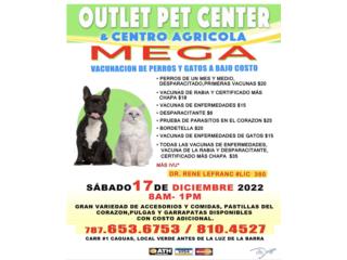 MEGA VACUNACIN PERROS Y GATOS Puerto Rico OUTLET PET CENTER & CENTRO AGRICOLA
