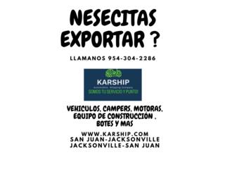 EXPORTACION DE VEHICULOS ENTRE USA Y PUERTO RICO Puerto Rico KARSHIP AUTO TRANSPORT & LOGISTICS