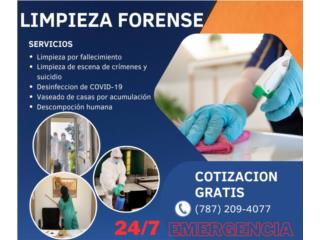 Limpieza forense/ muerte / por fallecimiento Puerto Rico Limpieza Forense