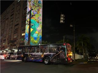VIAJA EN UN PARTY BUS Y DISFRUTA DE UN CHINCHORREO Puerto Rico Manny Limousine