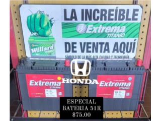 BATERIAS 51R ESPECIAL HONDA 