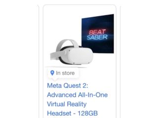 Virtual Reality META QUEST 2 Headset , Puerto Rico