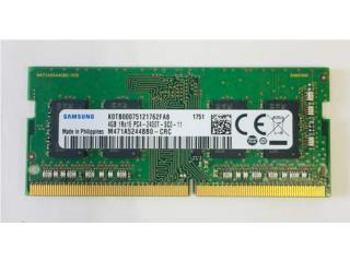 Memoria RAM ( LAPTOP ) 4GB DDR4 SAMSUMG , Puerto Rico