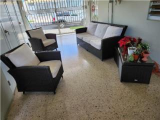 Muebles de patio en pajilla sintetica $850.00, Puerto Rico