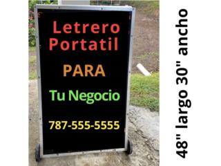 LETRERO REMOVIBLE , Puerto Rico