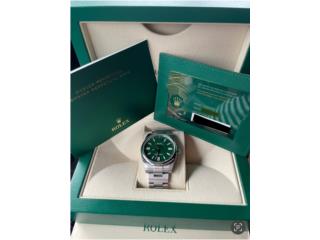 Rolex oyster  green en 41mm, Puerto Rico