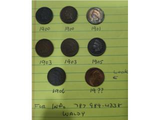 Monedas/centavo, Puerto Rico