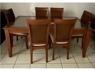 Juego comedor 6 sillas 