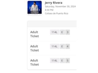 Concierto de Jerry Rivera, Puerto Rico