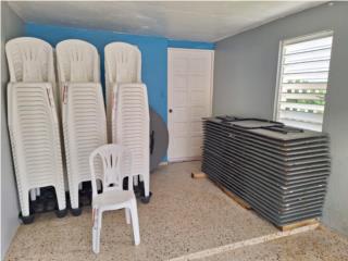 Se venden sillas plastic as en resina nuevas, Puerto Rico