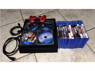 Ps4 pro como nuevo 250$ 17 juegos!, Puerto Rico