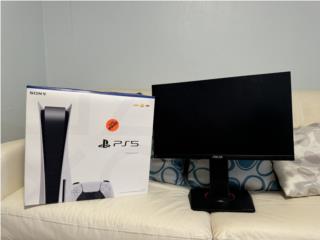 Playstation 5 con monitor asus gaming, Puerto Rico