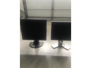 2 Monitores PC Dell y Lenovo 