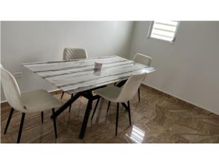 Juego de comedor 4 sillas 