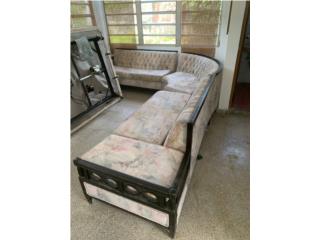 Sofa Cama Antiguo d 3 Piezas, En Buenas Cond