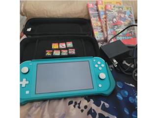 Nintendo switch lite con 7 juegos, Puerto Rico