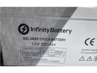 4 Baterias de gel para sistema solar