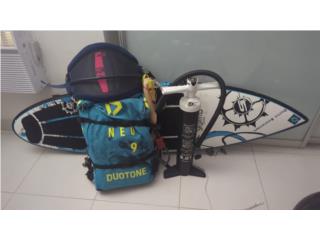 Kitesurf equipo completo, Kiteboarding