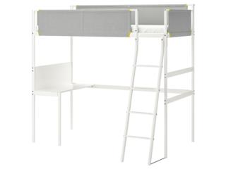 Bunk bed twin con escritorio y matress