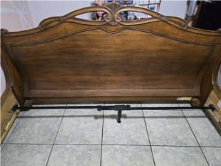 CAMA KING MADERA SOLIDA (SIN MATTRES), Puerto Rico