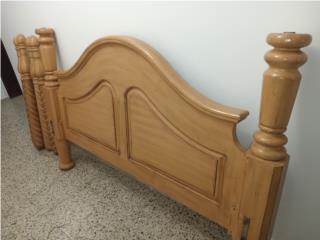 Cama Queen en madera , Puerto Rico