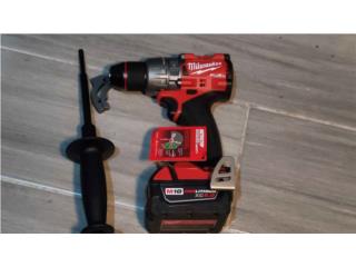 Taladro Martillo Milwaukee Fuel M18 con bater, Puerto Rico