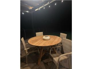 Juego comedor para exterior, Puerto Rico