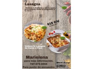Venta de Lasagnas, Puerto Rico