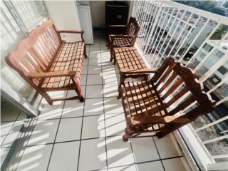 Muebles Patio Madera Teca marca Kingsley-Bate, Puerto Rico
