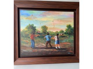 Wichie Torres Art Oil on Canvas , Puerto Rico