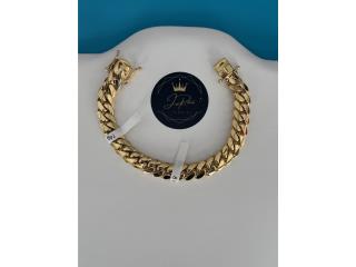 Pulsera Cubana 10k NUEVA , Puerto Rico