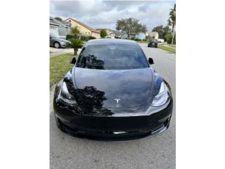 Tesla Modelo 3 Long range negro chasis USA, Tesla Puerto Rico