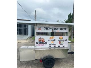 Carrito de papas baratas hoy dog hamburgue, Equipo Construccion Puerto Rico