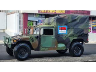 Humvee Militar con Tablilla y Marvete al dia , Hummer Puerto Rico