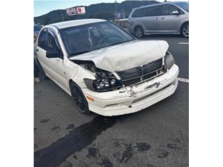 Lancer Mitsubishi 2002 est chocado al frente, Mitsubishi Puerto Rico