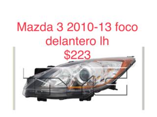 Foco delantero Mazda 3 10-13 , Puerto Rico