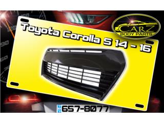 PARRILLA Abajo Toyota COROLLA S 2014 - 16 , Puerto Rico