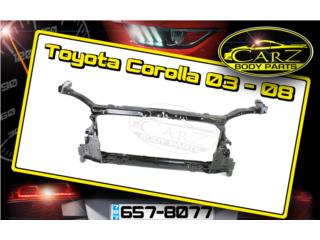 Soporte Radiador Toyota COROLLA 2003 - 2008, Puerto Rico