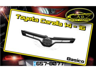 PARRILLA Toyota COROLLA 2014 - 2016 (arriba), Puerto Rico