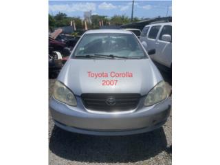TOYOTA COROLLA 2007, Puerto Rico