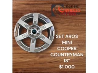 SET AROS MINI COOPER COUNTRYMAN 18 NEW, Puerto Rico